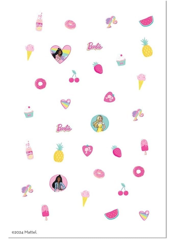 Snails 510466 Children's Nail Stickers Barbie Happy Vibes, 33 Removable 3D Stickers with Cool Summer Motifs - Image 2
